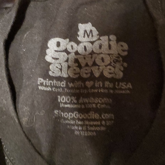 Goodie Two Sleeves T-Rex Rainbow Shirt - Picture 2 of 2